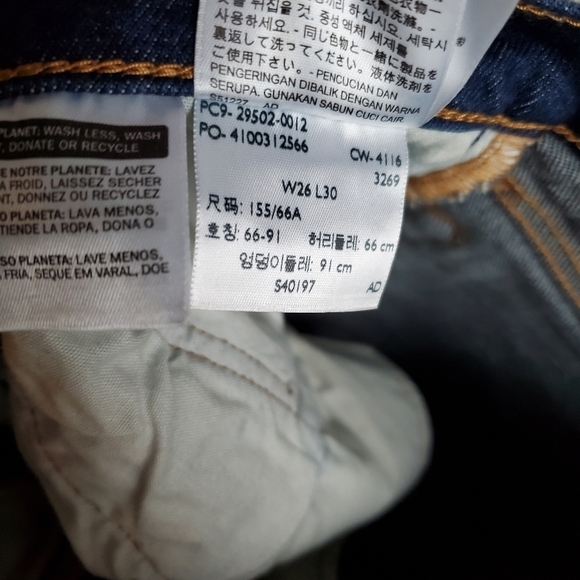 Levi's 501 Skinny in Song For Forever size 26 NWT - Picture 11 of 11
